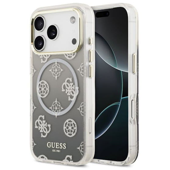 GUESS GUHMP17XHPOGMEGK HardCase MagSafe TPU MIRROR W/ PEONY Grey iPhone 17 Pro Max