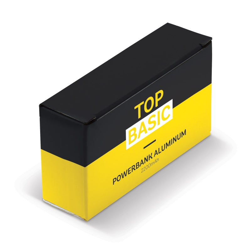 Powerbank aluminum 2.200mAh