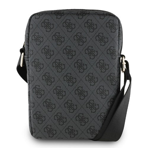 Guess 4G Triangle Logo 10" Shoulder Bag in Black