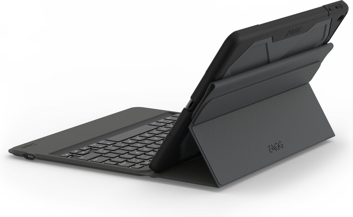 ZAGG Rugged Messenger Wireless ( Franse AZERTY ) Keyboard & Durable Detachble Case for iPad 10.2
