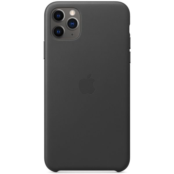 Apple LeatherCase for iPhone 11 Pro Max - Black