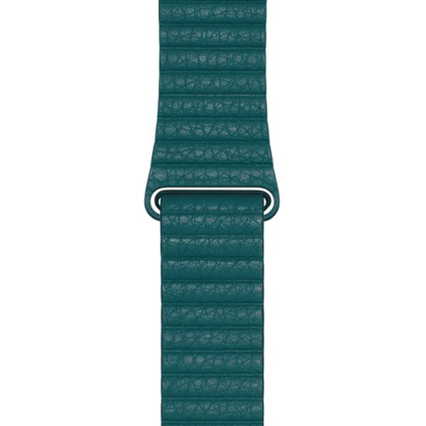 Apple Watch 44 mm Leather Loop Band Strap Medium - Green