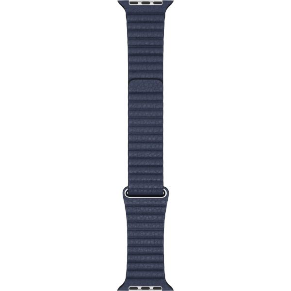 Apple Watch 44 mm Leather Loop Band Strap Large - Diver Blue
