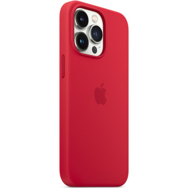 Apple MM23ZM/A Silicone Backcover MagSafe for iPhone 13 Pro - Red