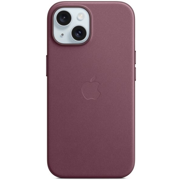 Apple FineWoven Backcover MagSafe for iPhone 15 / 14 / 13 - Mulberry