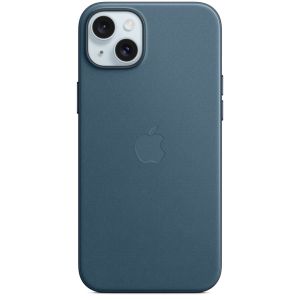 Apple FineWoven Backcover MagSafe for iPhone 15 Plus - Pacific Blue