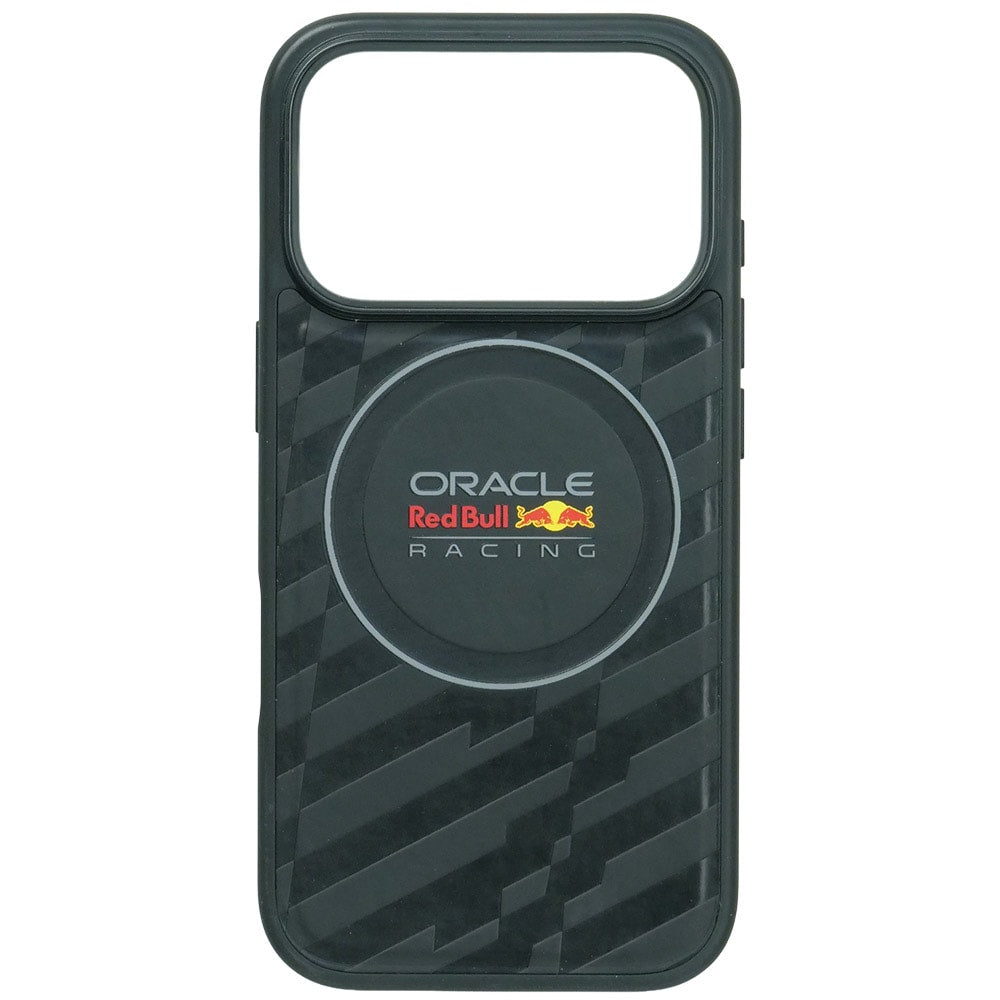 Red Bull RBHMP17X25PUCKK Hardcase PU Embossed Pattern, Black MagSafe for iPhone 17 Pro Max