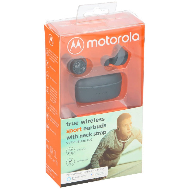 Motorola Verve Buds 200 True Wireless Bluetooth Sports Earphones - Black