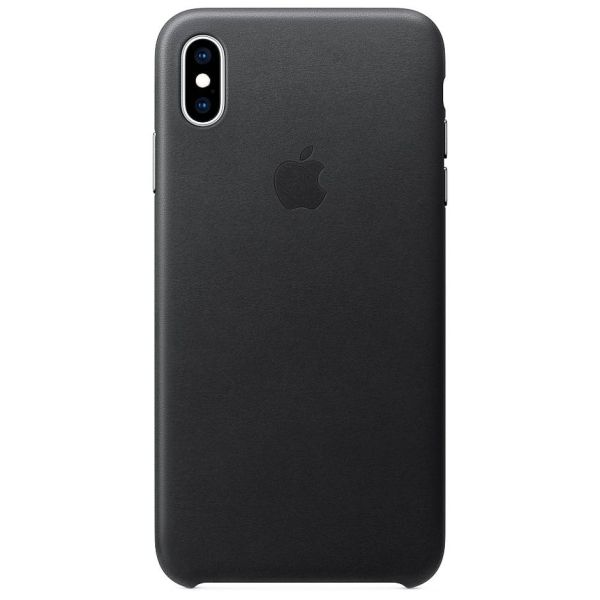Apple MRWV2ZM/A Leather Backcover for iPhone Xs Max Black