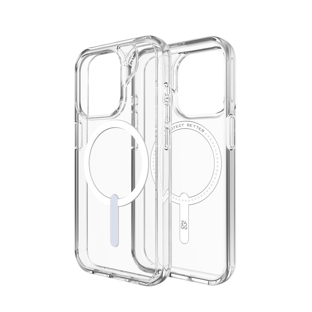 ZAGG Graphene Crystal Palace Snap MagSafe Case for iPhone 15 Pro Max Transparente