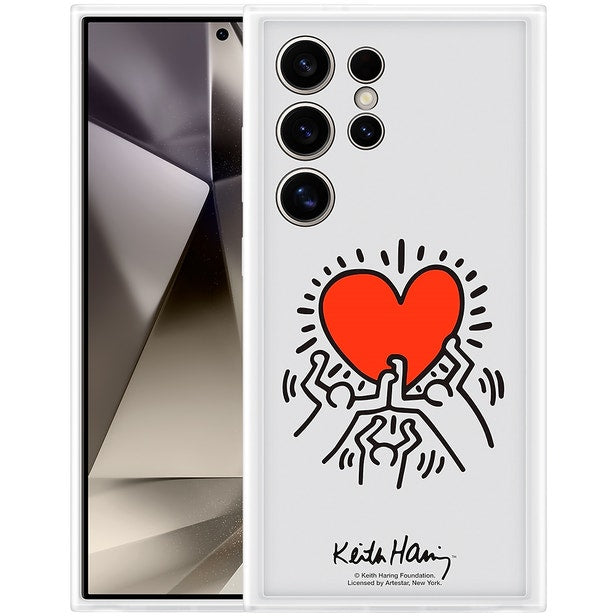 Origineel Samsung Galaxy S24 Ultra FlipSuit Case Keith Haring Kaart