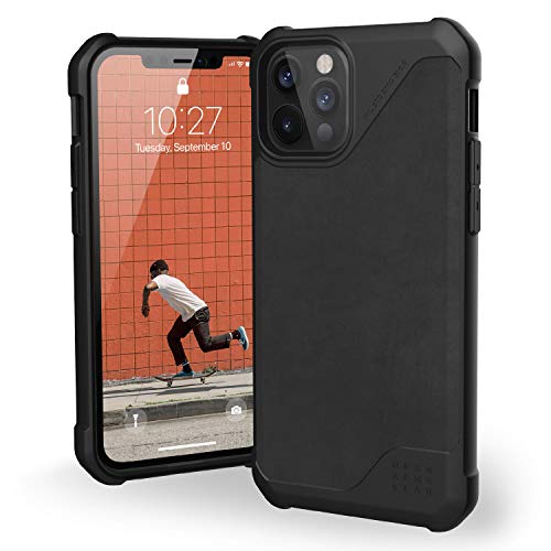 Urban Armor Gear Metropolis LT Backcover for iPhone 12 Pro Leather Black