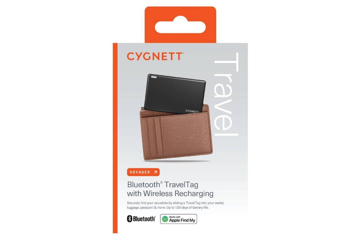 Cygnett Voyager Bluetooth TravelTag with Wireless Recharging - Black