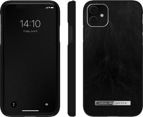IDEAL OF SWEDEN Atelier Case iPhone 11/XR Glossy Black Silver