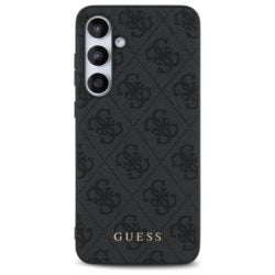 Guess GUHCS24FEG4GFGR S24 FE S721 grey hardcase 4G Metal Gold Logo