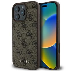 Guess GUHCP16XG4GFBR iPhone 16 Pro Max brown hard case 4G Classic
