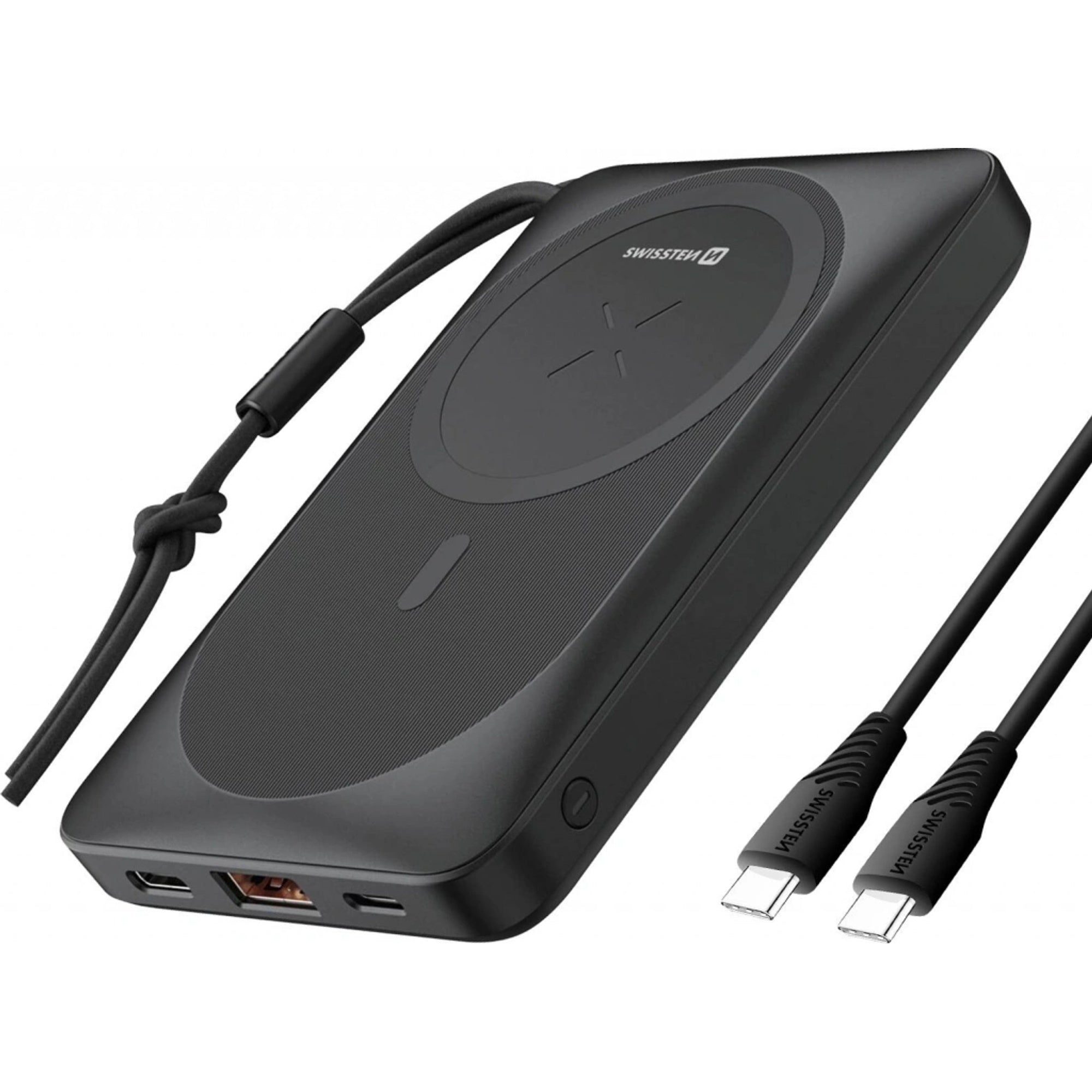 Swissten Magsafe Powerbank (15W) 10.000 mAh Black