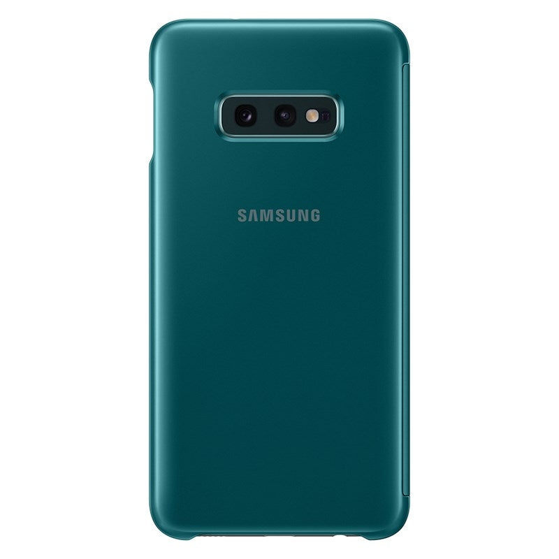 Samsung Galaxy S10e Clear View Cover - Green