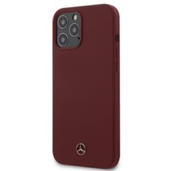 Mercedes MEHCP12LSILRE iPhone 12 Pro Max red hardcase Silicone Line