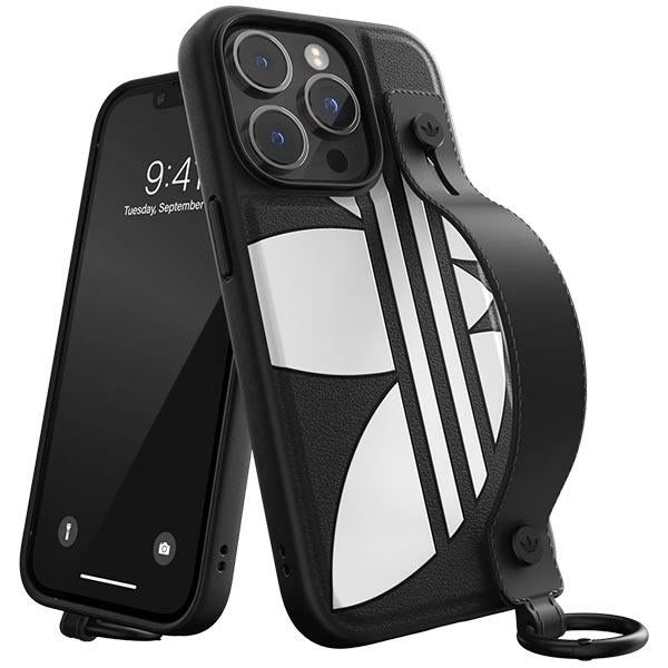 Adidas OR Hand Strap Case iPhone 14 Pro black-white 50214