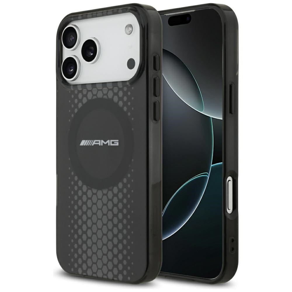 AMG AMHMP17X24HHGPK Double Layer Transparent Graphics MagSafe for iPhone 17 Pro Max black