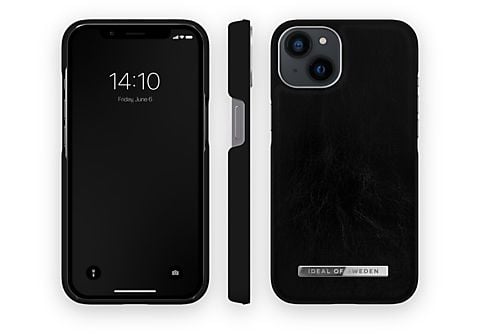 IDEAL OF SWEDEN Atelier Case iPhone 13 / 14 / 15 Glossy Black Slilver