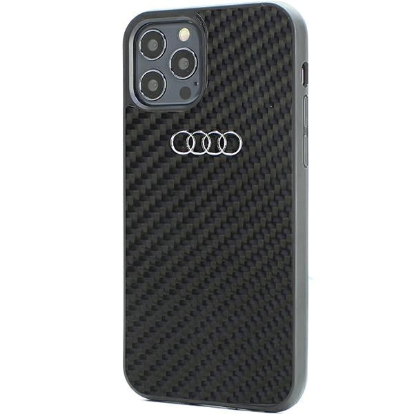 Audi Carbon Fiber iPhone 12/12 Pro hardcase AU-TPUPCIP12P-R8/D2-BK