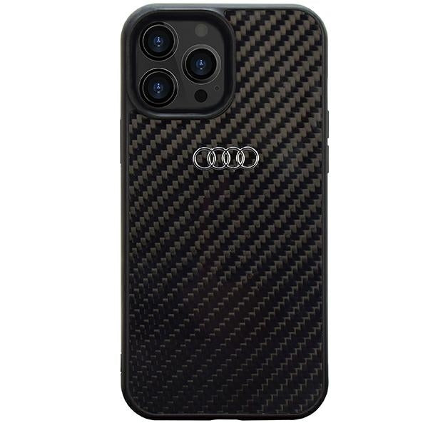 Audi Carbon Fiber iPhone 14 Pro hardcase AU-TPUPCIP14P-R8/D2-BK