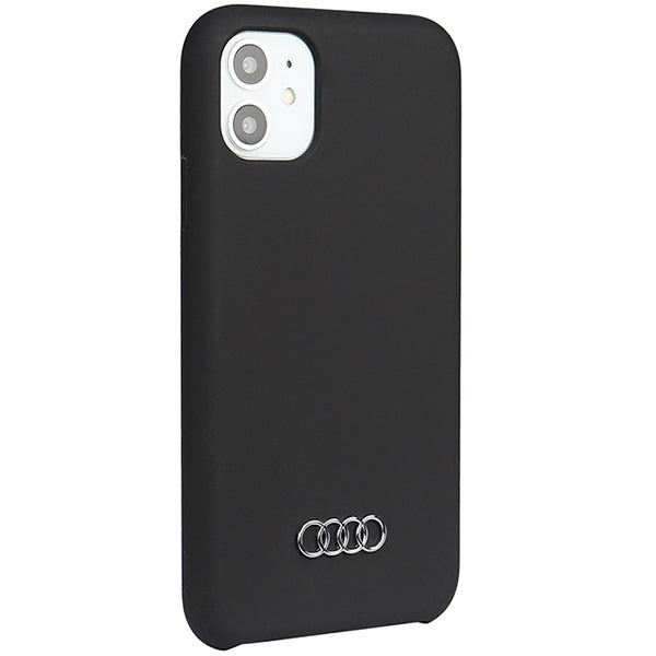 Audi Silicone Case iPhone 11 / Xr black hardcase AU-LSRIP11-Q3/D1-BK