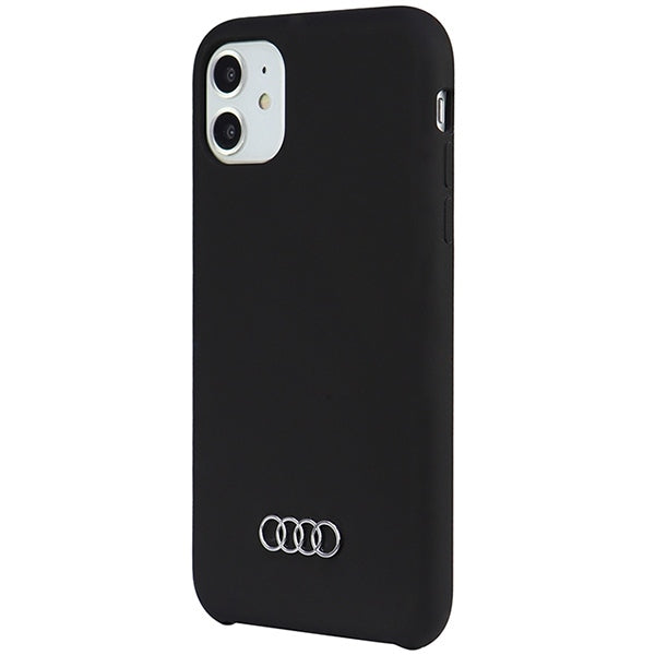 Audi Silicone Case iPhone 11 / Xr black hardcase AU-LSRIP11-Q3/D1-BK