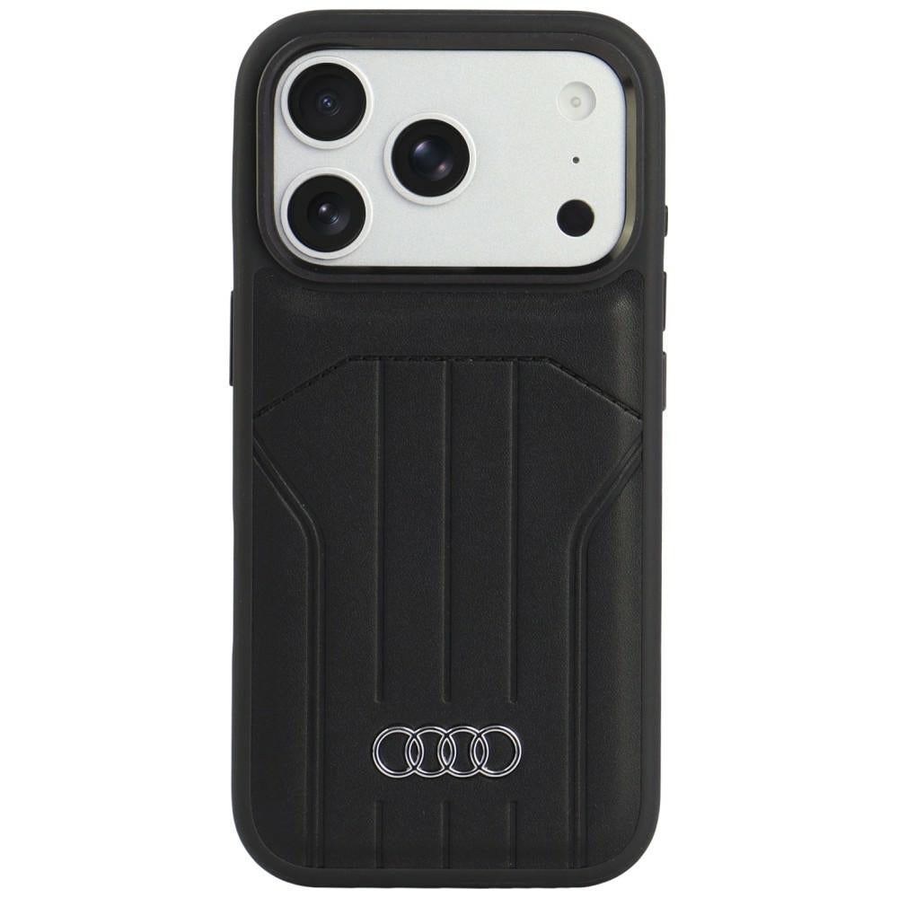 Audi Synthetic Leather Case MagSafe for iPhone 18 Pro Max / 17 Pro Max black