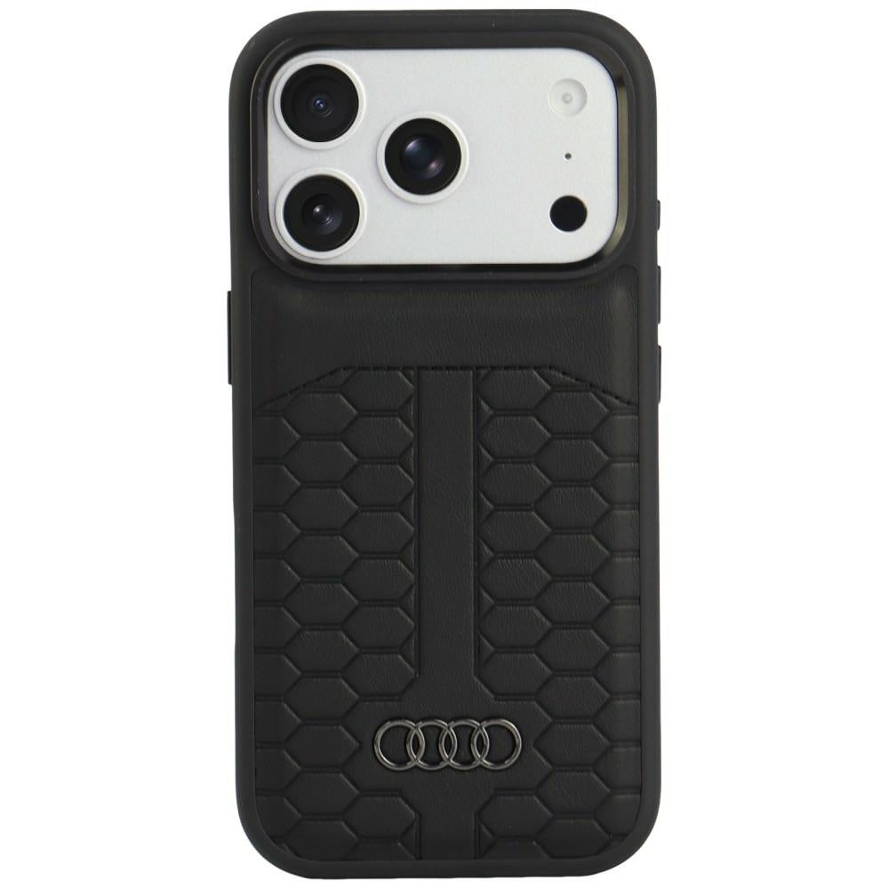 Audi Leather Case MagSafe for iPhone 18 Pro Max / 17 Pro Max black