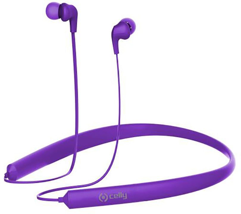 Celly BHNECKPL Bluetooth stereo Bh Neck Headset purple