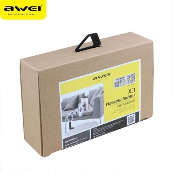 AWEI X3 desk mount 4"-10.5" black long arm