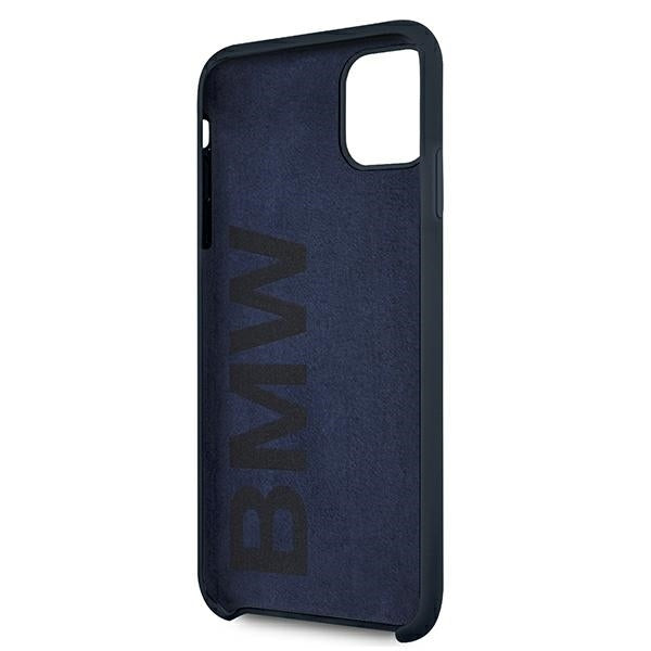 BMW BMHCN65SILNA iPhone 11 Pro Max navy hardcase Silicone Signature