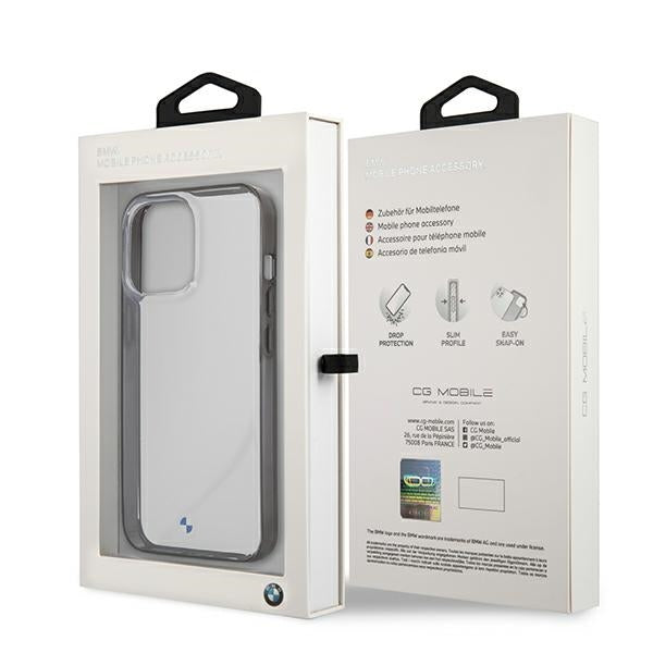 BMW BMHCP13LPCUMRBK iPhone 13 Pro transparent hardcase Signature Collection