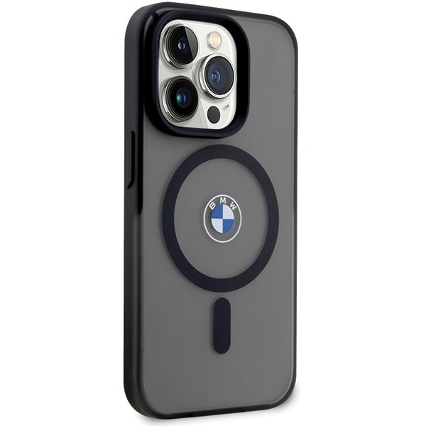 BMW BMHMP15XDSLK iPhone 15 Pro Max black hardcase IML Signature MagSafe