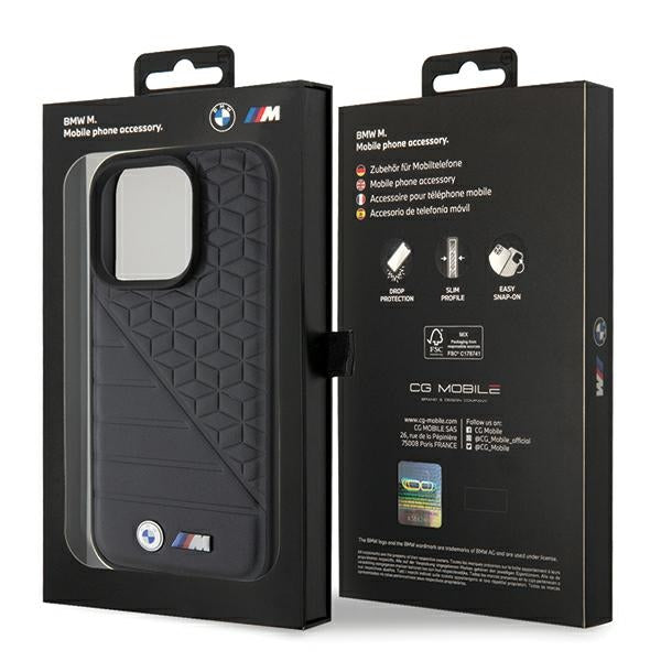 BMW BMHCP15L22PMGK iPhone 15 Pro black hardcase Bi Pattern