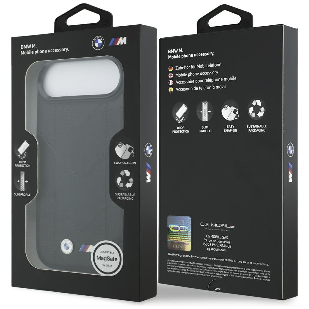 BMW M Quilted Logo MagSafe Case for iPhone 17 Air black