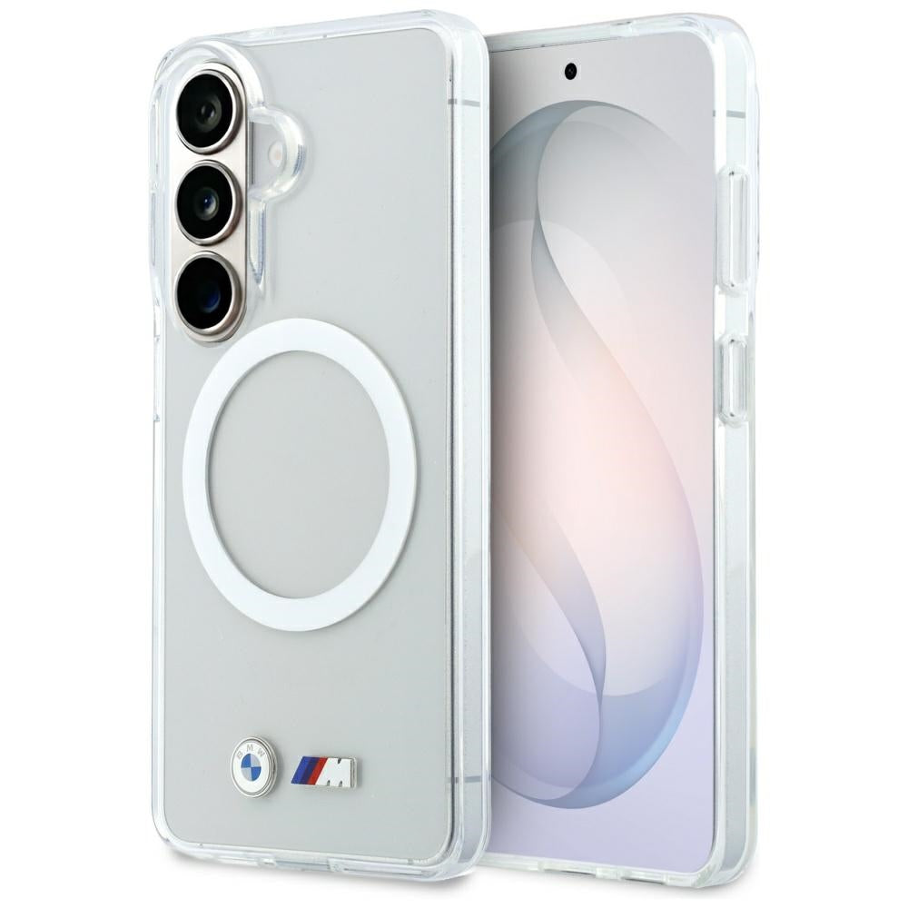 BMW BMHMS26S25HSMLKT IML Shockproof Metal Logo MagSafe for Samsung Galaxy S26 transparent