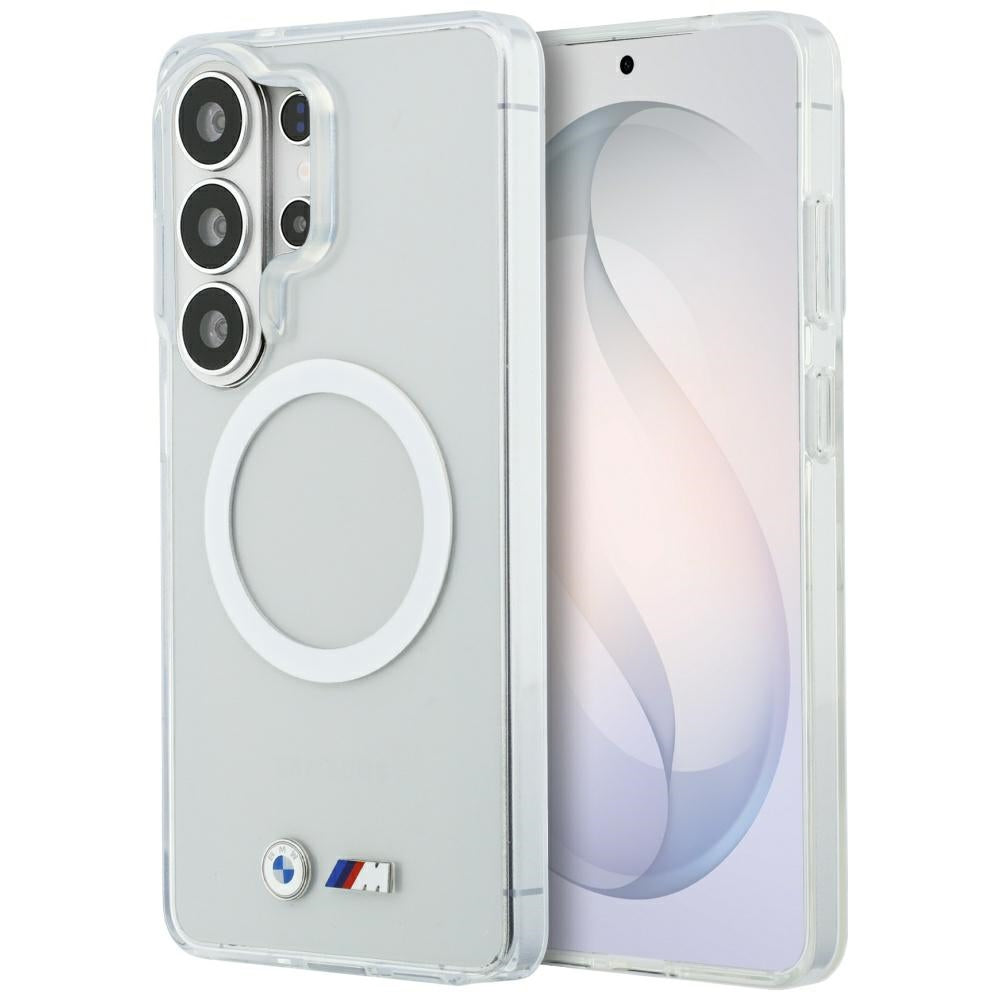 BMW BMHMS26L25HSMLKT IML Shockproof Metal Logo MagSafe for Samsung Galaxy S26 Ultra transparent