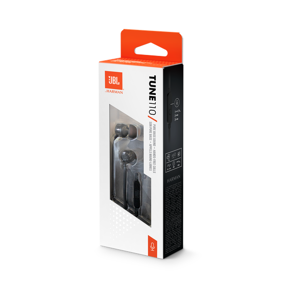 JBL T110 3,5mm Earphones Black