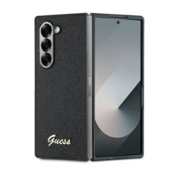 Guess GUHCZFD6HGGSHK Z Fold6 F956 Black 4G Glitter Script