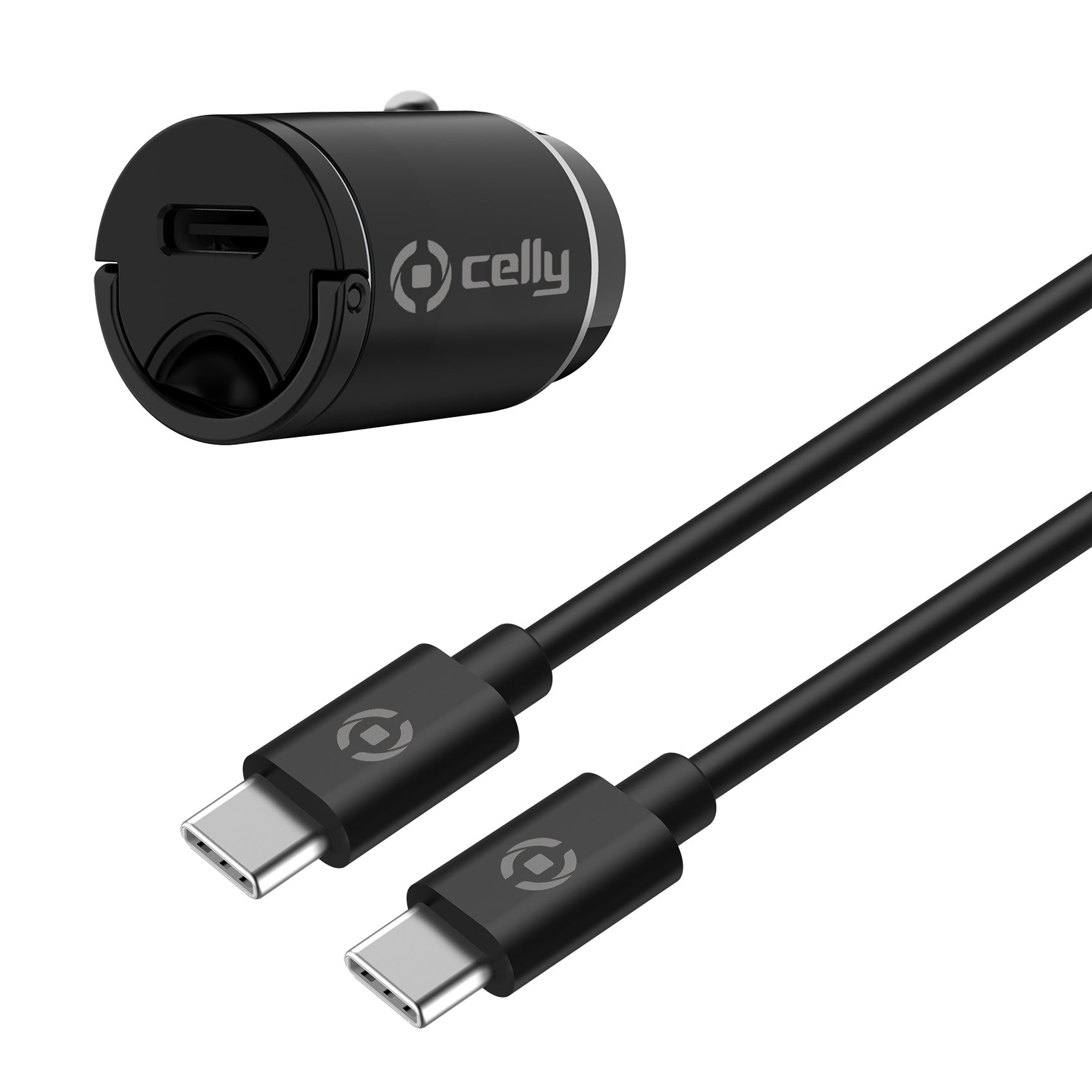 KIT USB-C CAR CHARG+USB-C CABLE 20W