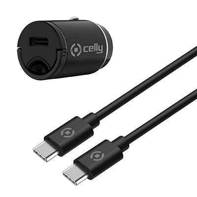 KIT USB-C CAR CHARG+USB-C CABLE 20W