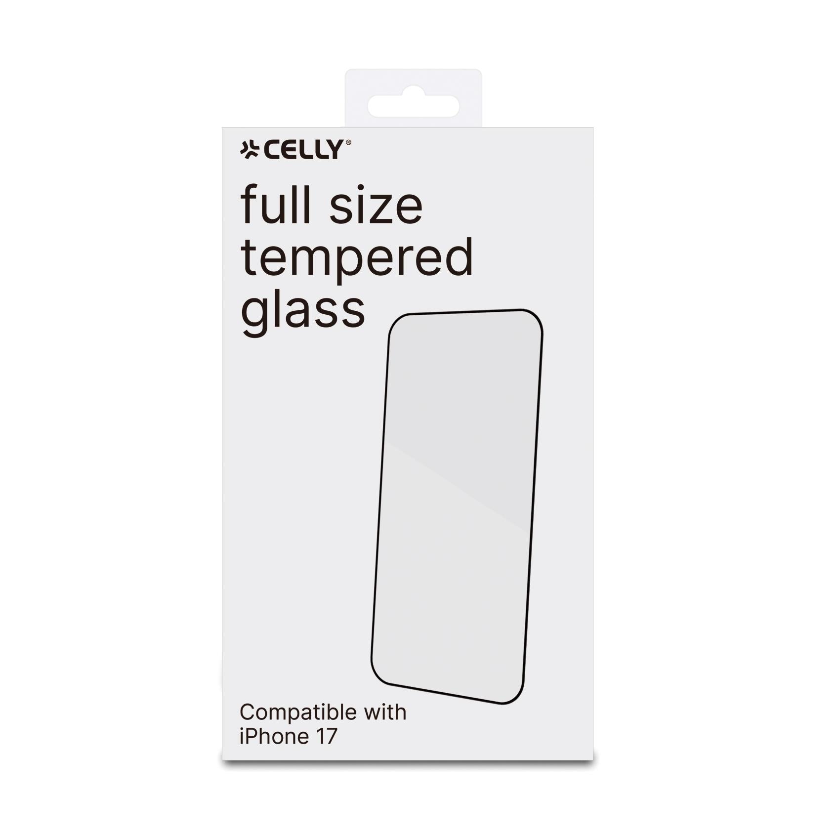 Celly FULL GLASS iPhone 17 Black