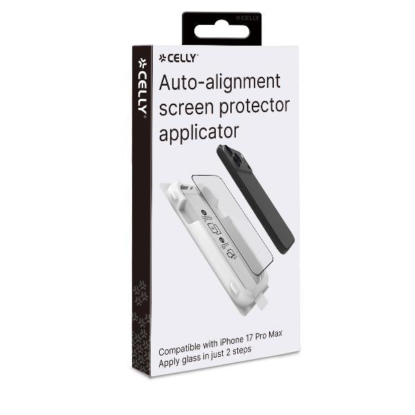 Celly GLASSKIT - Self-aligning Applicator with Protective Glass iPhone 17 Pro Max