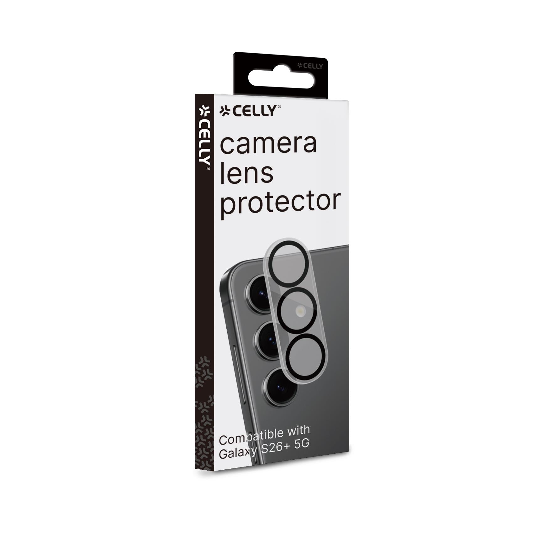 Celly CAMERALENS 9H Glass Rear Camera Lens Compatible with Samsung Galaxy S26+ 5G