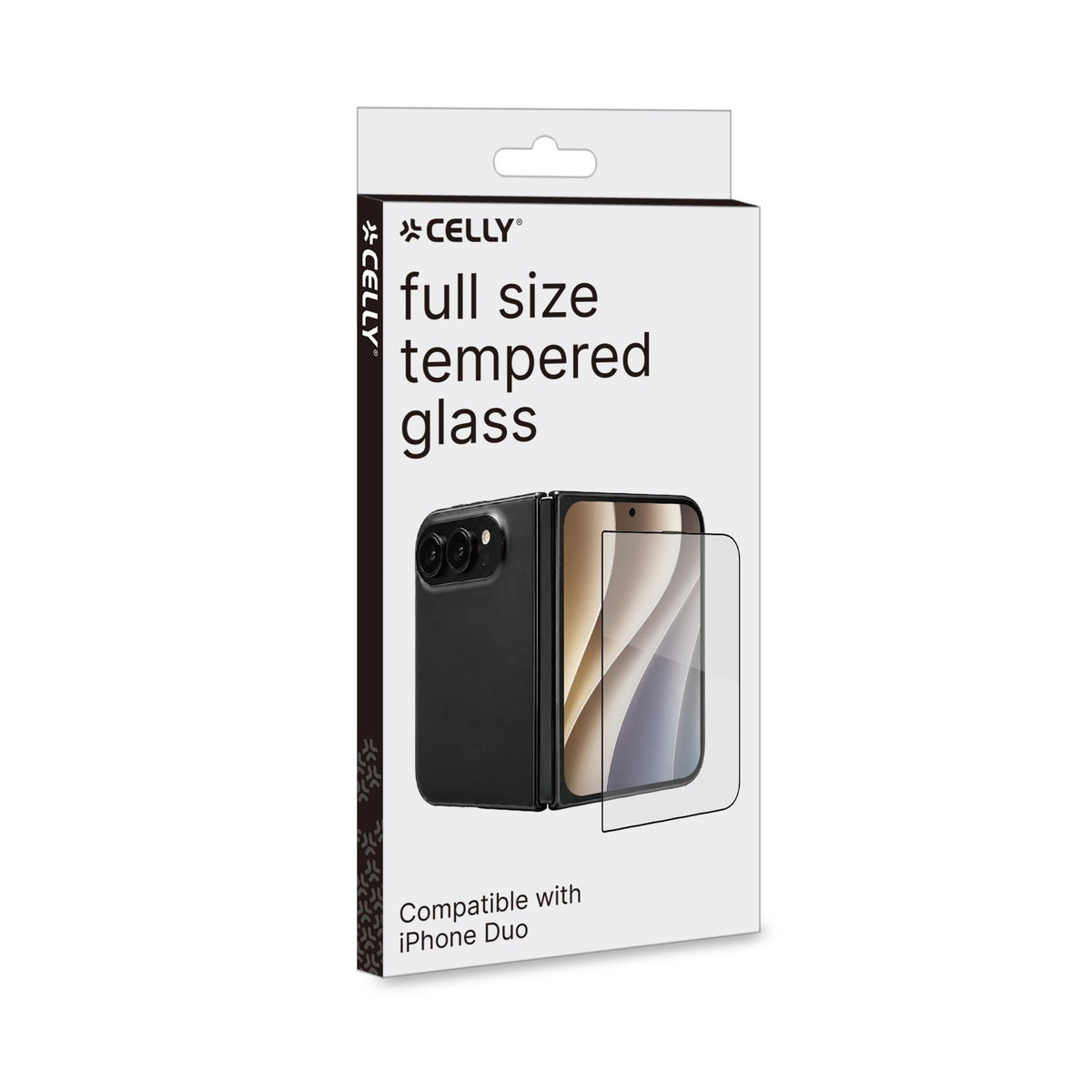 Celly FULLGLASS - Vetro 9H iPhone Duo Complete protection for your display