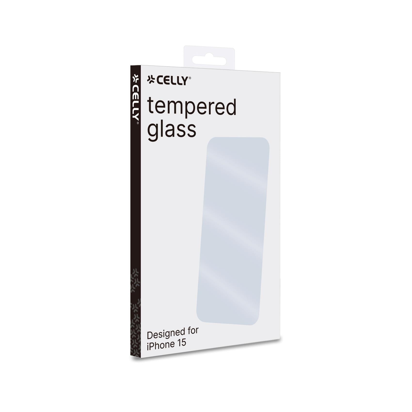 Celly EASY iPhone 15 / iPhone 14 / iPhone 13 Tempered Glass